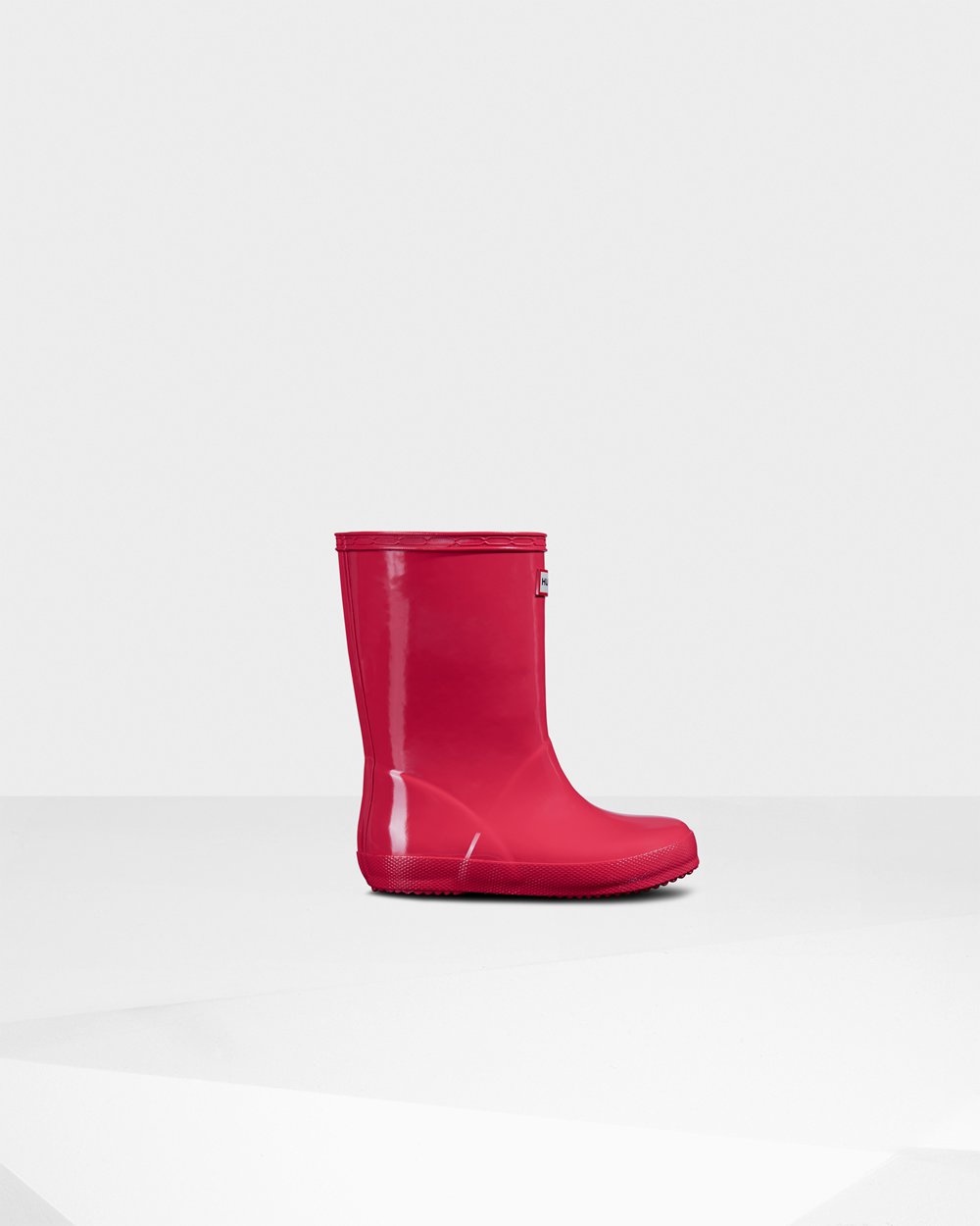 Hunter Yağmur Çizmesi Çocuk Pembe - Original First Classic Gloss - Türkiye FJ6754213